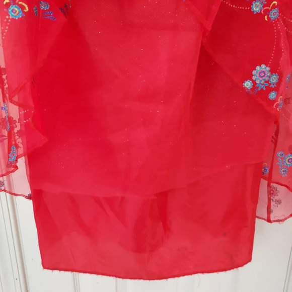 Disney Elena of Avalor Prestige Ball Gown Girls' Costume in Size 7/8 Medium - Picture 9 of 15